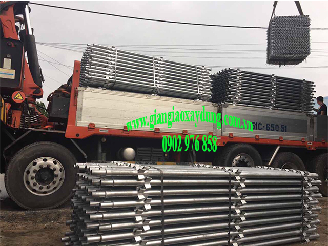 giàn giáo xây dựng mạ kẽm